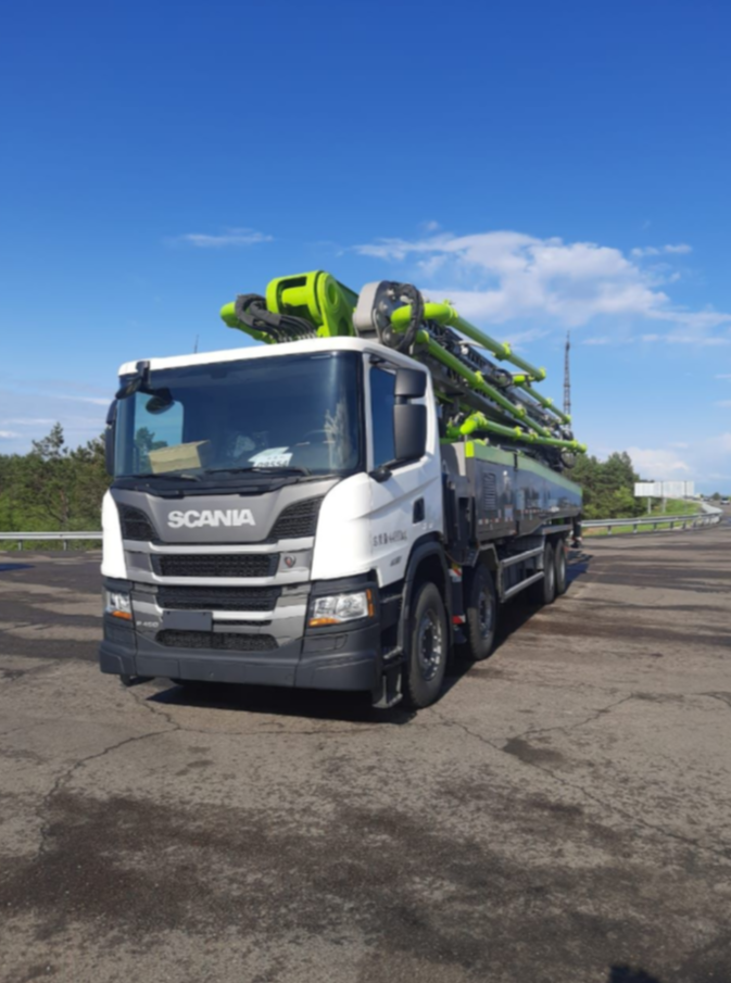Автобетононасос ZOOMLION 62X-6RZ шасси SCANIA 8×4