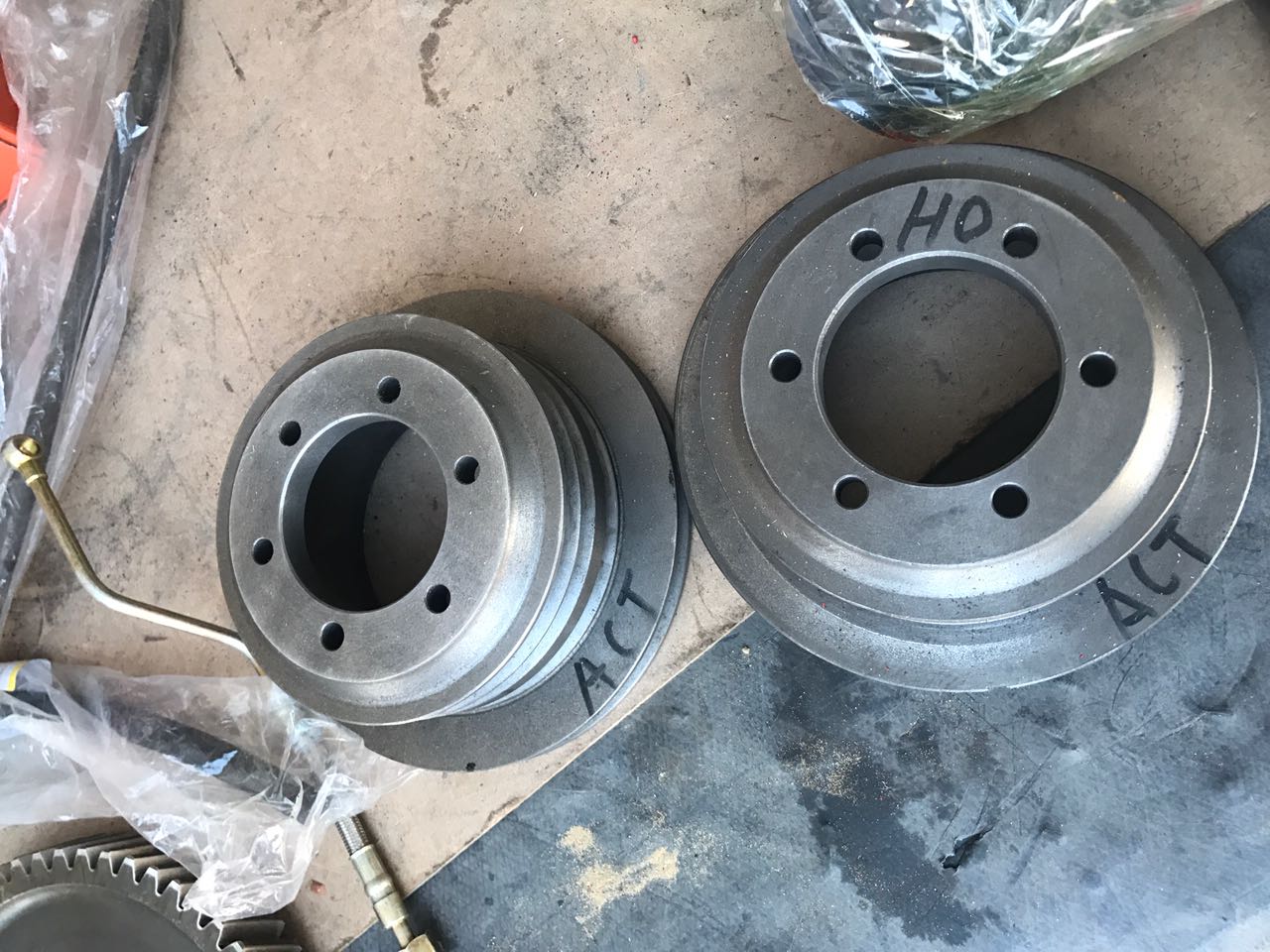 Шкив коленвала двигателя Weichai TD226, TBD226, WP6G