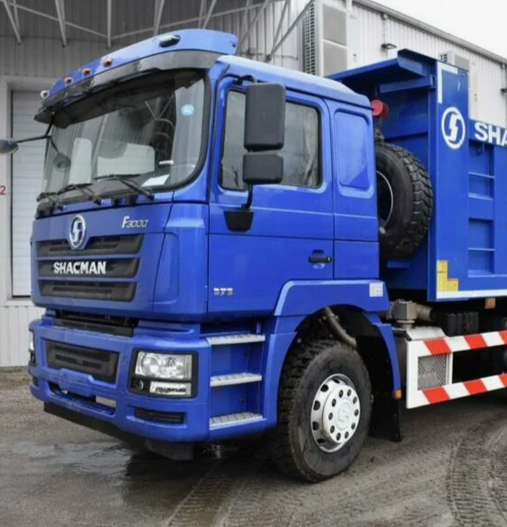 Кабина Shacman F3000 самосвал (синяя)