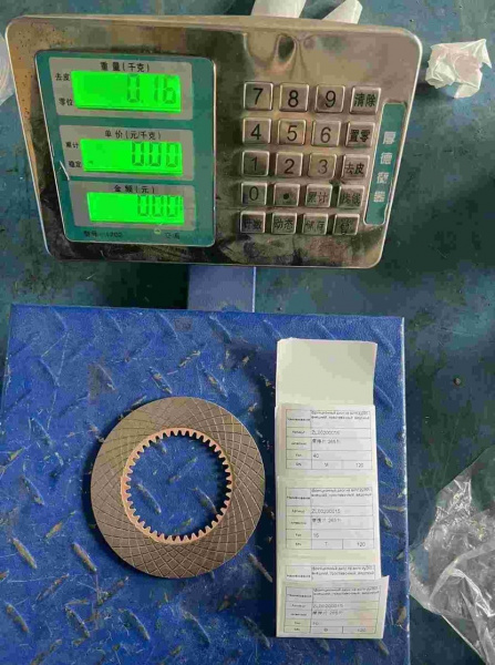 Диск фрикционный на акпп zy265 (внешний, проставочный, ведомый)