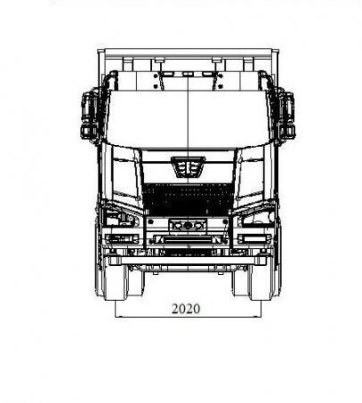 Самосвал FAW J6 6x4