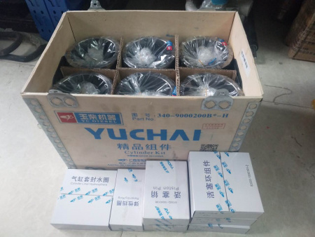 Поршневая группа в сборе двигателя Yuchai YC6108G, YC6B125 (340-9000200B#-H, 340-9000200-H)